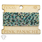 Pink Panache Brands multi-strand rhinestone bracelet set featuring black sparkling stones and layered design.