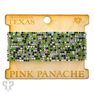 Pink Panache Brands rhinestone bracelet set with multiple strands featuring black rhinestones and silver-tone accents.