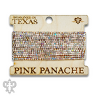 Pink Panache Brands rhinestone bracelet set with multiple black strands, featuring sparkling rhinestone accents.