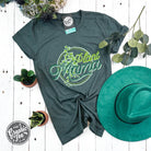 Plant Mama short sleeve crewneck graphic tee by The Graphic Tee, featuring a stylish plant-themed design on a casual shirt.