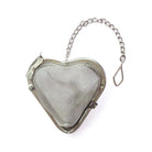 Plum Deluxe Heart Tea Infuser, stainless steel tea infuser with heart-shaped design for brewing loose leaf tea.