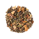 Lavender Daydream White Tea by Plum Deluxe, featuring blooming white tea with mango, peach, and floral notes in a teacup.