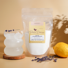 Deluxe Lemonade Mix by Plum Deluxe Tea in a colorful packet, ideal for making refreshing homemade lemonade.