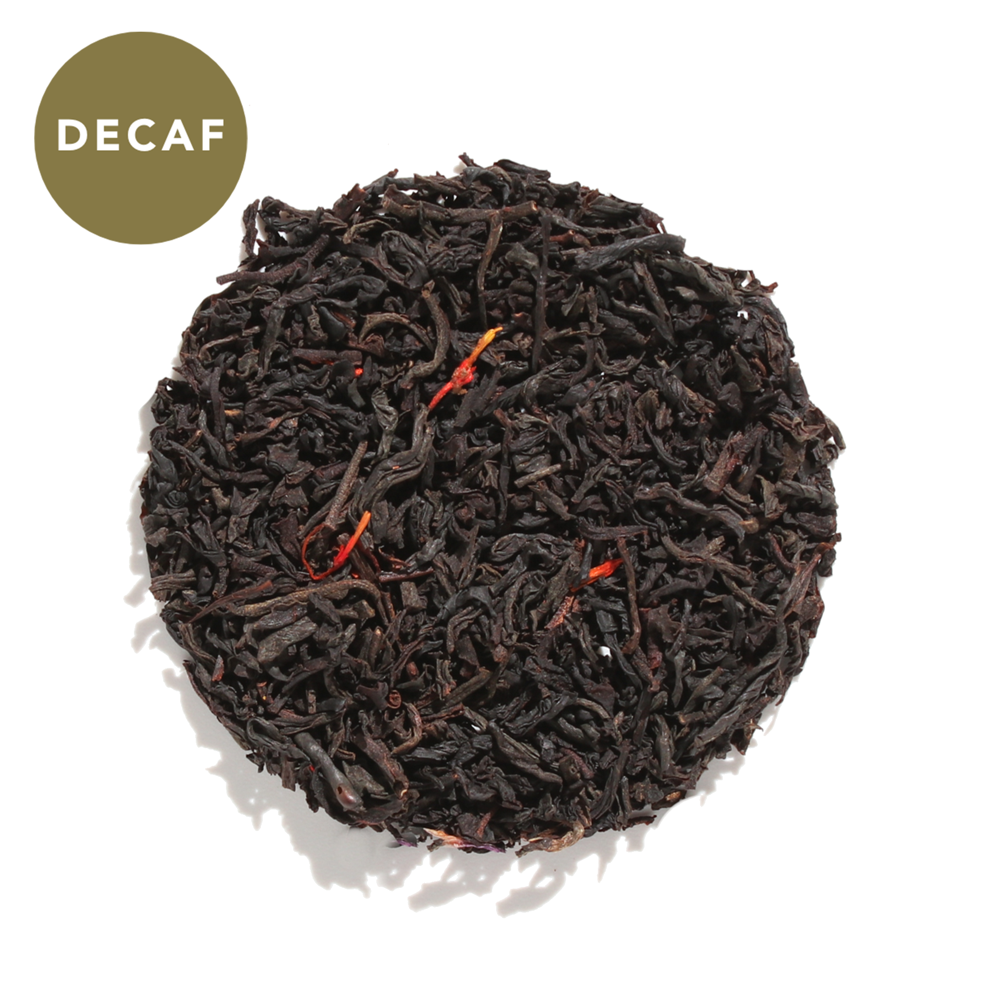 House Blend Black Tea by Plum Deluxe Tea with creamy vanilla flavor, packaged in an 1 oz bag, ideal for English breakfast brewing.