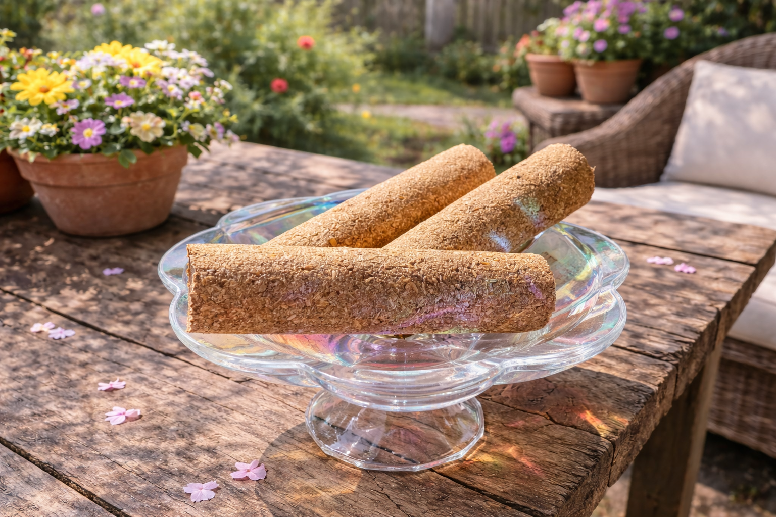 Practical Magic Store Palo Santo Sacred Smoke Log, 4-inch length, natural wood for cleansing and spiritual rituals.