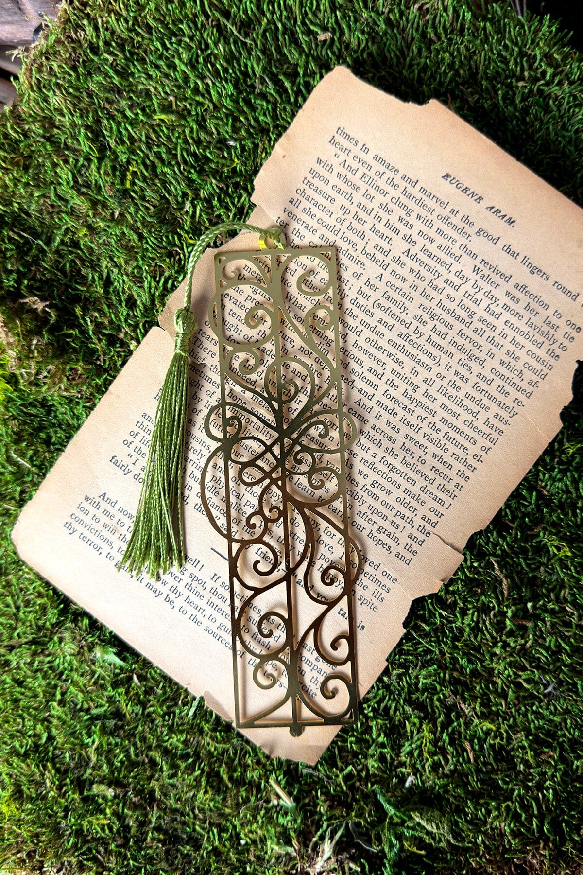 Prisma Visions Bookmark of Many Paths featuring intricate design and vibrant colors, ideal for marking pages in books.