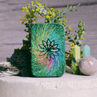 Little Cosma Visions tarot deck by Prisma Visions, featuring colorful, artistic card designs on the deck's front.