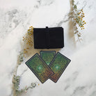 Mirra Visions Satchel deck by Prisma Visions, featuring vibrant illustrated cards in a colorful deck box.