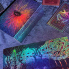 Illuminated Prisma Visions Tarot deck, 10th Anniversary Edition, featuring colorful, illuminated card artwork from Prisma Visions Tarot deck