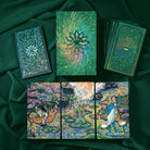 Prisma Visions Cosma Visions Oracle deck showing colorful card illustrations from the second edition.