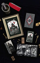 Prisma Visions Night Visions Tarot deck, second edition, featuring colorful, artistic tarot card illustrations in a box.