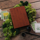 Prisma Visions Green Glyphs Divination Diary journal with mystical green glyphs on the cover for daily reflection and divination.