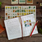 Green Glyphs Divination Diary journal by Prisma Visions with mystical glyph cover design and lined pages for daily reflections.