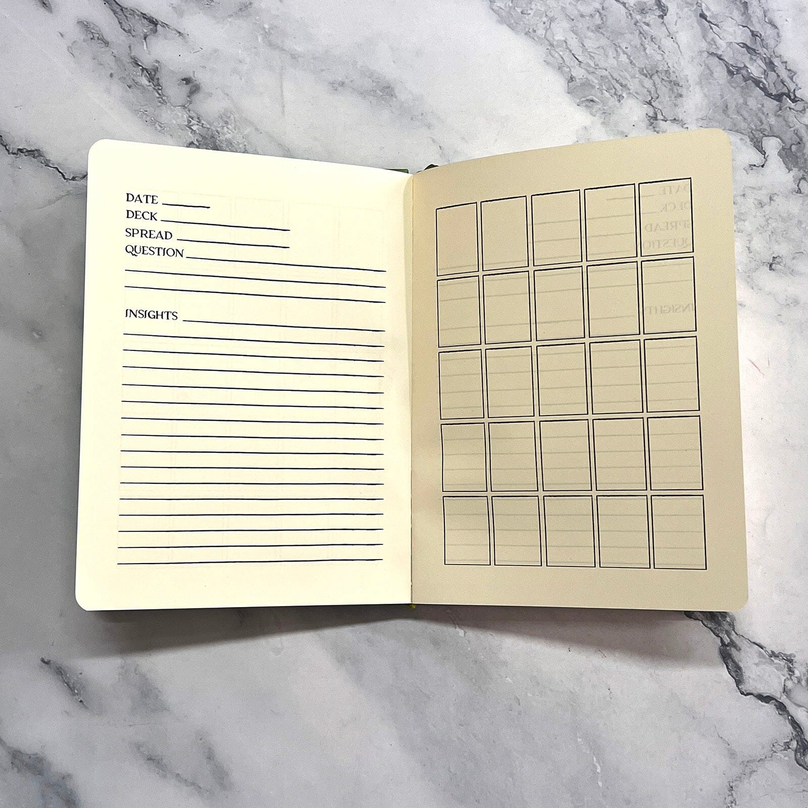 Prisma Visions Many Paths Divination Diary journal with intricate cover design and lined pages for daily reflections.