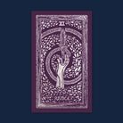 Cream-colored Justice Light Visions Tarot print by Prisma Visions, 12x20 inches, featuring intricate tarot card artwork.