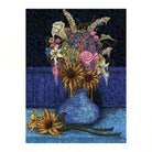 Colorful Flowers for Vincent jigsaw puzzle by Prisma Visions featuring vibrant floral artwork and intricate puzzle pieces.