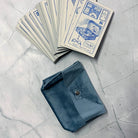 Cerulean Prisma Visions satchel with adjustable shoulder strap, front zip pocket, and stylish design for everyday use.