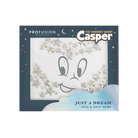 Profusion Cosmetics Casper the Friendly Ghost cosmetic bag with glow-in-the-dark face gems, fun accessories for makeup storage.