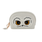 Harry Potter Hedwig™ makeup bag by Profusion Cosmetics, festive holiday accessories featuring owl design and zipper closure.