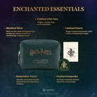 HP Dark Arts Nagini cosmetic bag by Profusion Cosmetics featuring face gems and temporary tattoo accessories.