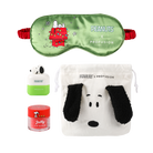 Profusion Cosmetics Peanuts Holiday accessories set with festive themed items, perfect for holiday celebrations and gift-giving.