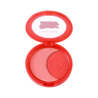 Profusion Cosmetics Turn Up The Heat soft matte and shimmer blush duo, showcasing two blendable blush shades in a compact.