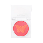 Profusion Cosmetics Empowered Butterfly Social Butterfly Mousse Blush in a painted butterfly design, featuring soft pink and peach tones.