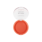 Profusion Cosmetics Peach Crush Blush Bouncy Blush in a soft peach shade, showcasing smooth, rounded makeup product with a matte finish.