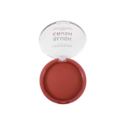 Profusion Cosmetics Peach Crush Bouncy Blush in a soft peach shade, showing its smooth, cushion-like texture.
