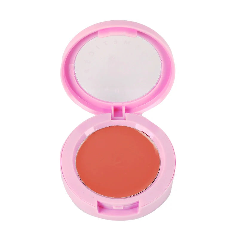 Profusion Cosmetics I 🖤 Boba Boba Blush from the Blushes & Bronzers collection, soft pink powder blush in a compact.
