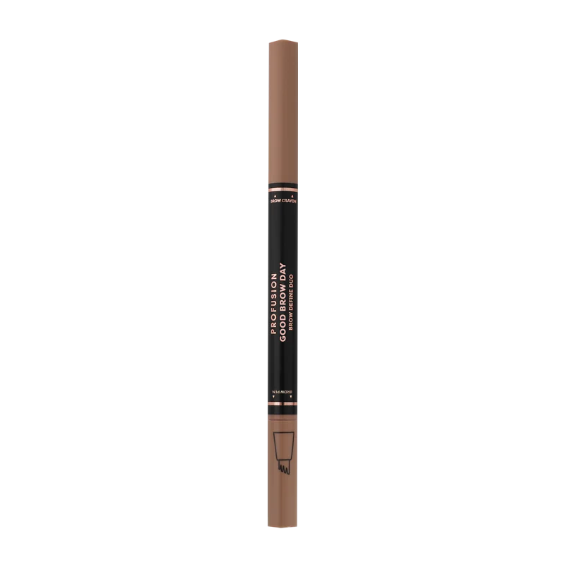 Profusion Cosmetics Good Brow Day Brow Define Duo for blonde brows, featuring a brow pencil and powder in a compact.