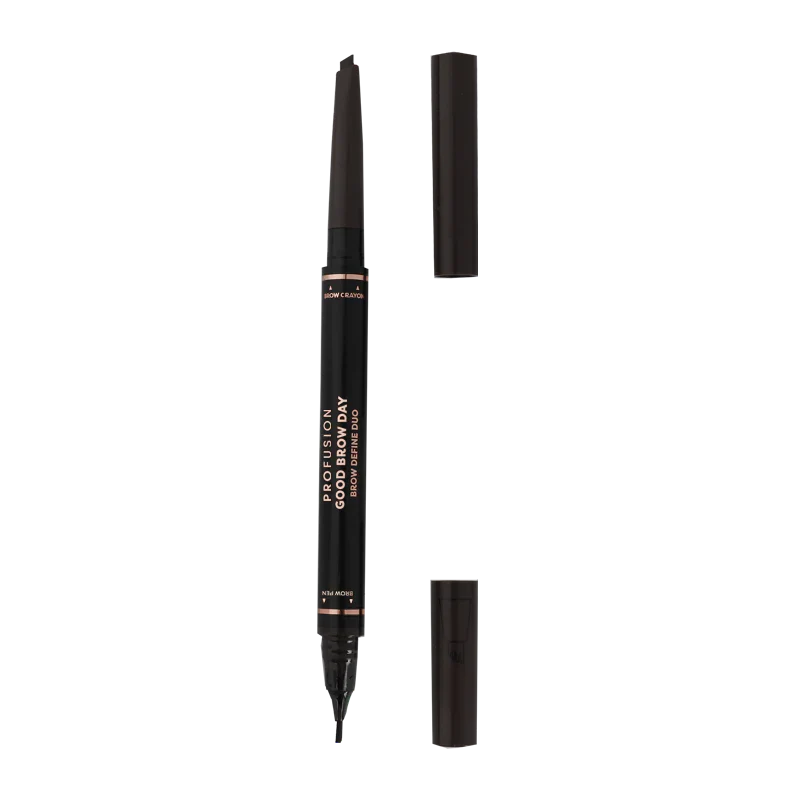 Profusion Cosmetics Good Brow Day Brow Define Duo for blonde brows, featuring two shades for natural brow enhancement.