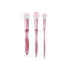Profusion Cosmetics Face Essentials 3-piece face brush set with soft brushes for foundation, blush, and contour application.