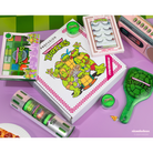Profusion Cosmetics Teenage Mutant Ninja Turtles bundle set with box featuring colorful character designs and themed packaging.