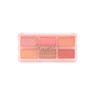 Profusion Cosmetics Blush 6 Shade Face Palette with assorted pink and peach blushes in a compact palette.