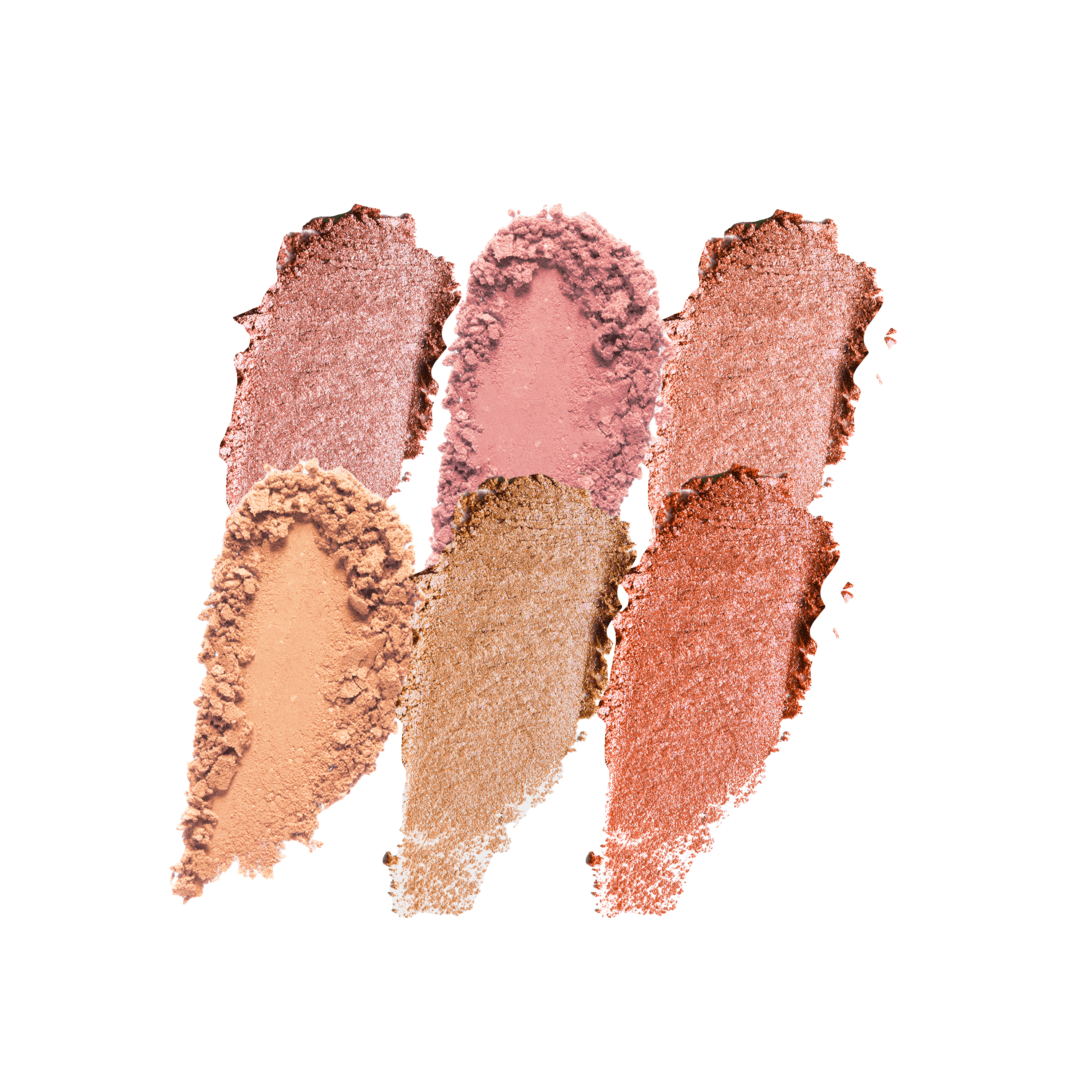 Profusion Cosmetics Blush 6 Shade Face Palette with a variety of pink and coral blushes in a sleek compact.