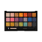 Profusion Cosmetics Enchanted eyeshadow palette with colorful shades and intricate packaging design.