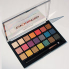 Profusion Cosmetics Enchanted eyeshadow palette with colorful shades and decorative packaging.