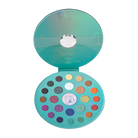 Profusion Cosmetics Metachrome 25-shade palette with vibrant, shimmery eyeshadow colors displayed in the image.