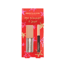 Profusion Cosmetics Crimson Eye Shimmer and Eye Liner 2-piece set with shimmering eye shadow and eyeliner pencils.