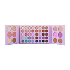 Profusion Cosmetics Frosted Snow Sparkle 52-shade face and eye palette with shimmering eyeshadows and face highlighters.