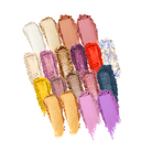 Profusion Cosmetics Frosted Snow Sparkle 52-shade face and eye palette with shimmering eyeshadows and face highlighters.