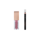 Profusion Cosmetics Frosted Snow Sparkle eye shadow with frosted, sparkling finish on a neutral eye makeup look