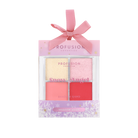 Profusion Cosmetics Frosted Snow Sparkle Snow Angel eyeshadow with shimmering, frosted finish on eye makeup look