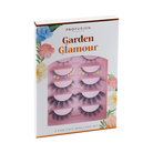 Profusion Cosmetics Petal Perfect Garden Glamour faux mink lash set with 5 pairs of eye lashes, natural and voluminous for a glam look.
