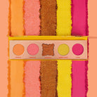 Profusion Cosmetics Blooming Hues 5-shade eye palette with romantic rose tones for versatile eye makeup looks.