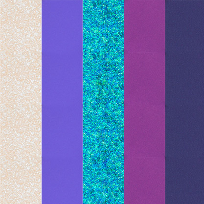 Profusion Cosmetics Blooming Hues 5-shade eye palette with romantic rose tones and soft, blendable eyeshadows.
