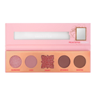 Profusion Cosmetics Blooming Hues 5-shade eye palette with romantic rose tones and vibrant eyeshadow colors.