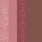 Profusion Cosmetics Blooming Hues 5-shade eye palette with romantic rose shades and natural eye makeup look.