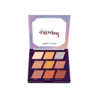 Profusion Cosmetics Euphoric Glam Blissful 9-shade eyeshadow palette with vibrant and neutral tones for versatile eye looks.